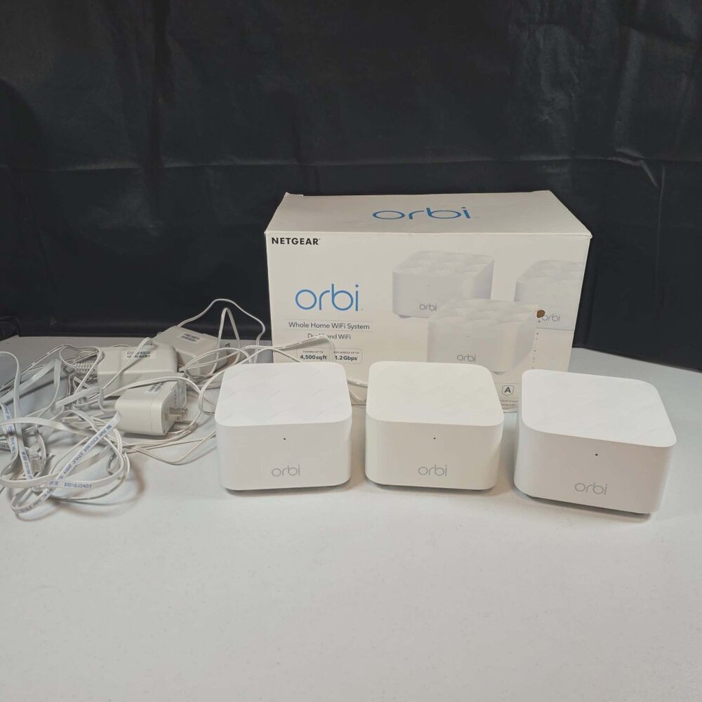 NETGEAR ORBI HOME MESH WIFI SYSTEM RBK13 ROUTER EXTENDERS AC1200
